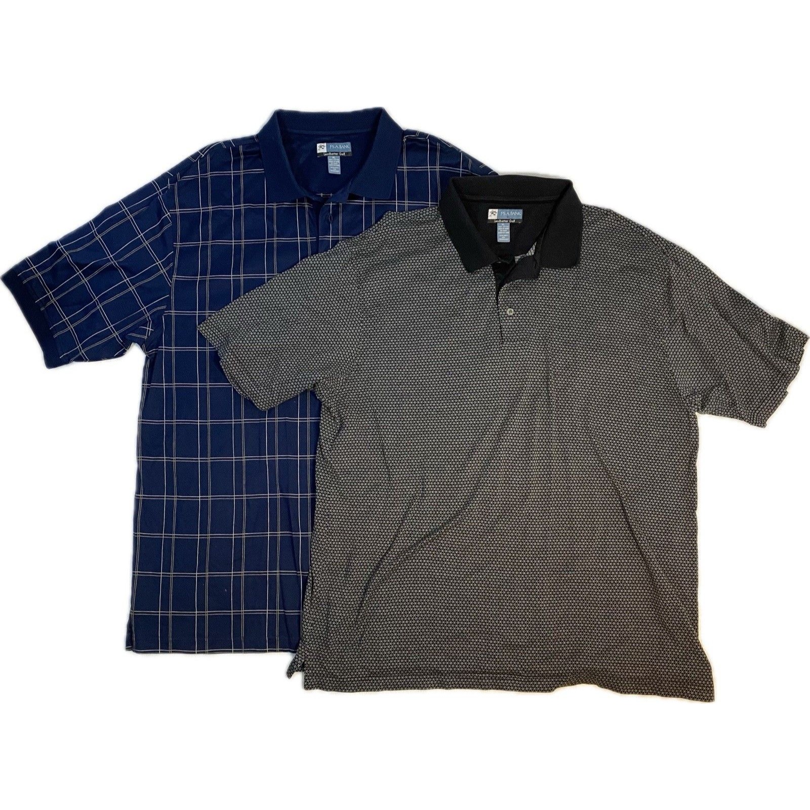 2 Jos A Bank Leadbetter Golf Shirts Xl